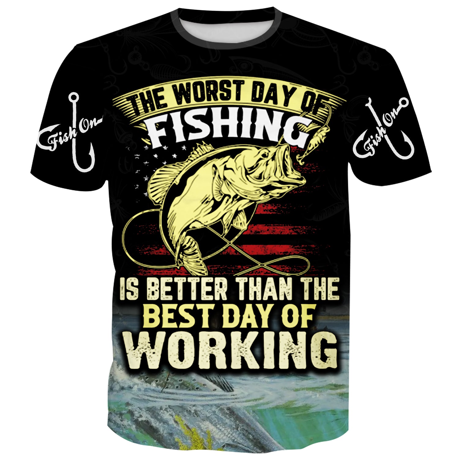 The worst day of fishing is better than the best day of working - T-Shirt