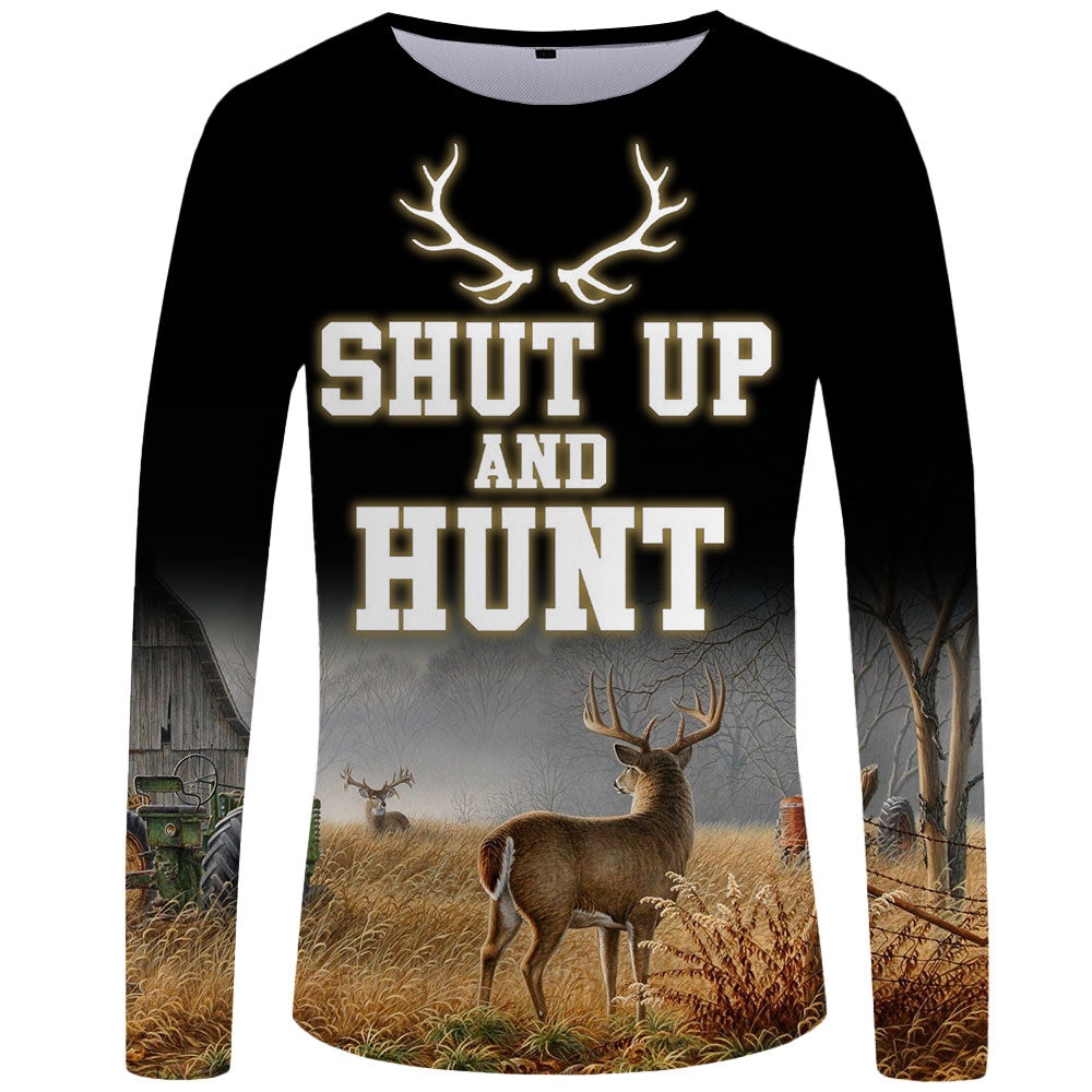 Shut up and Hunt - UPF 50+ Long Sleeve Shirt