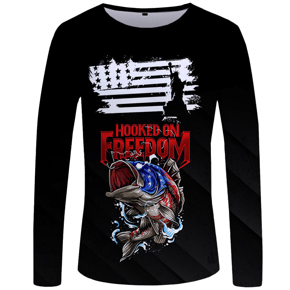 Hooked on Freedom - UPF 50+ Long Sleeve Shirt