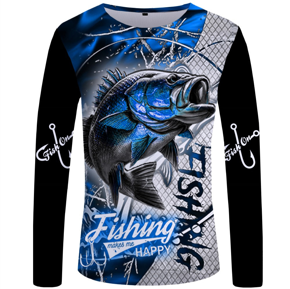 Blue Net Fishing - UPF 50+ Long Sleeve Shirt