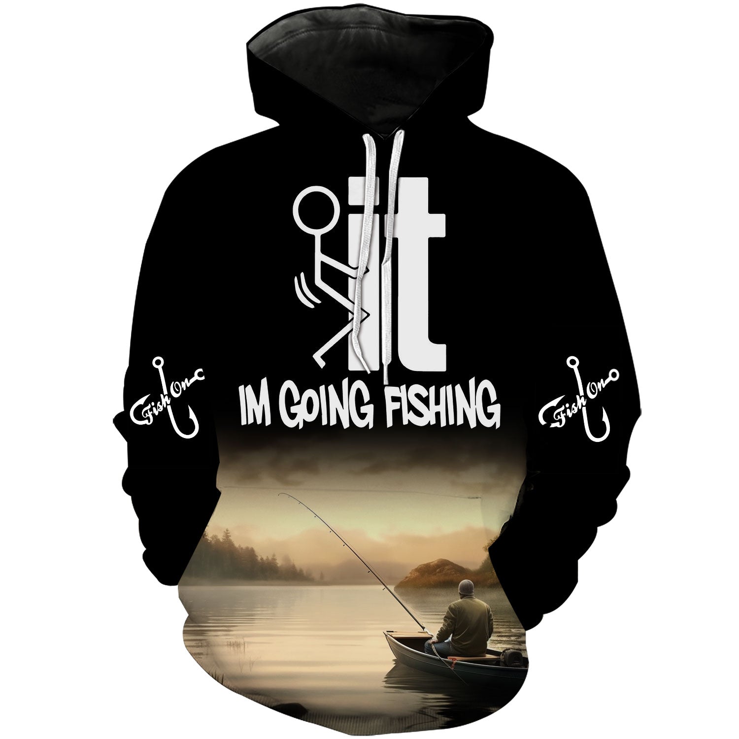 I am going Fishing hoodie for Men - Adventure-themed hoodie