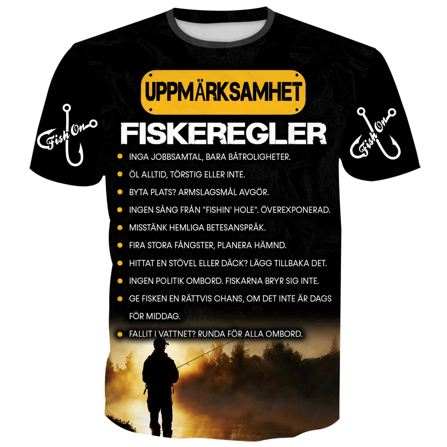 Fishing Rules -  Swedish Fishing T-Shirt