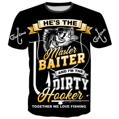 Master Baiter Dirty Hooker Funny Fishing' Sticker