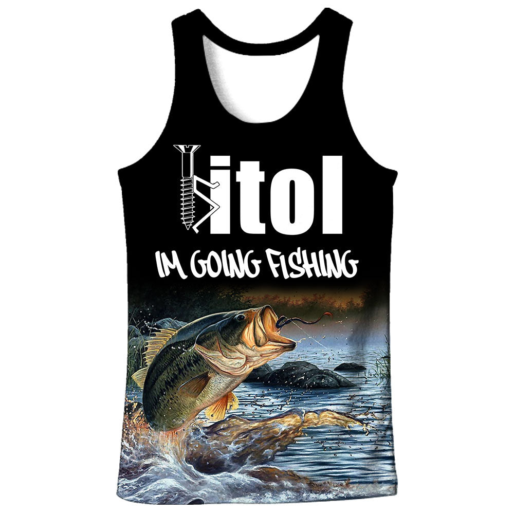 Screw it! I am going Fishing - Bass Fishing Tank Top