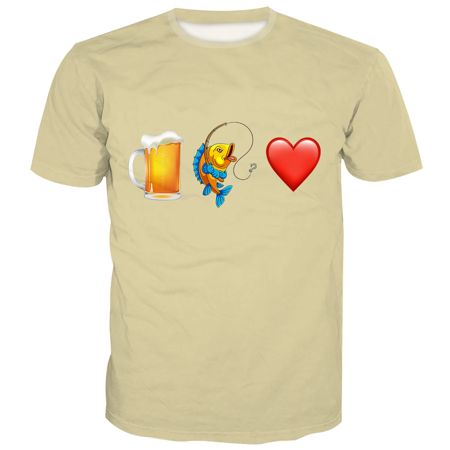 Beer, Fishing, Love - T-Shirt