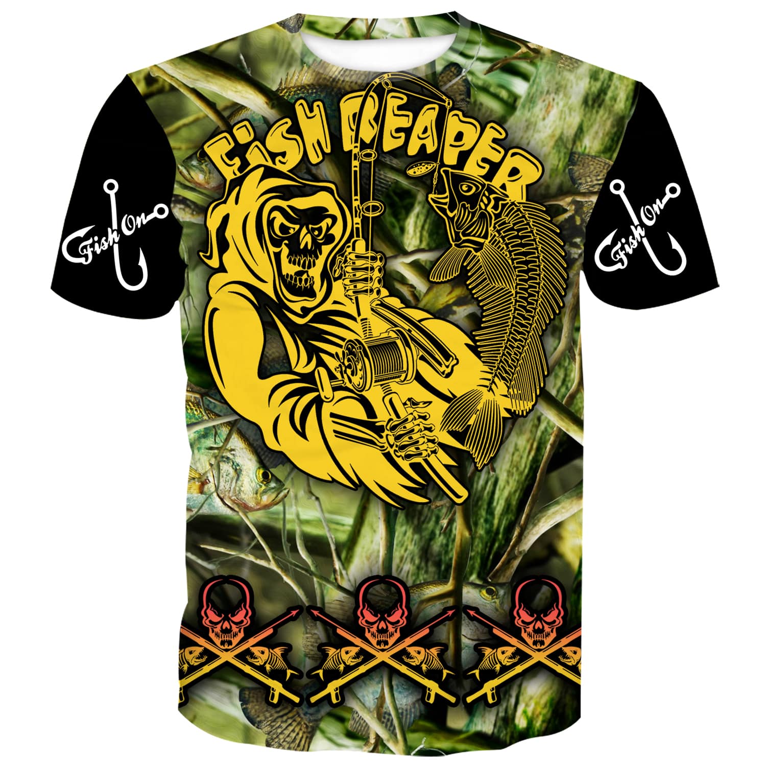 Fish Reaper -  Fish on T-Shirt