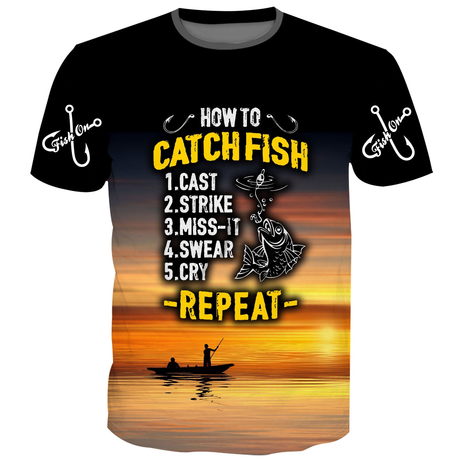 How to Catch a Fish - T-Shirt