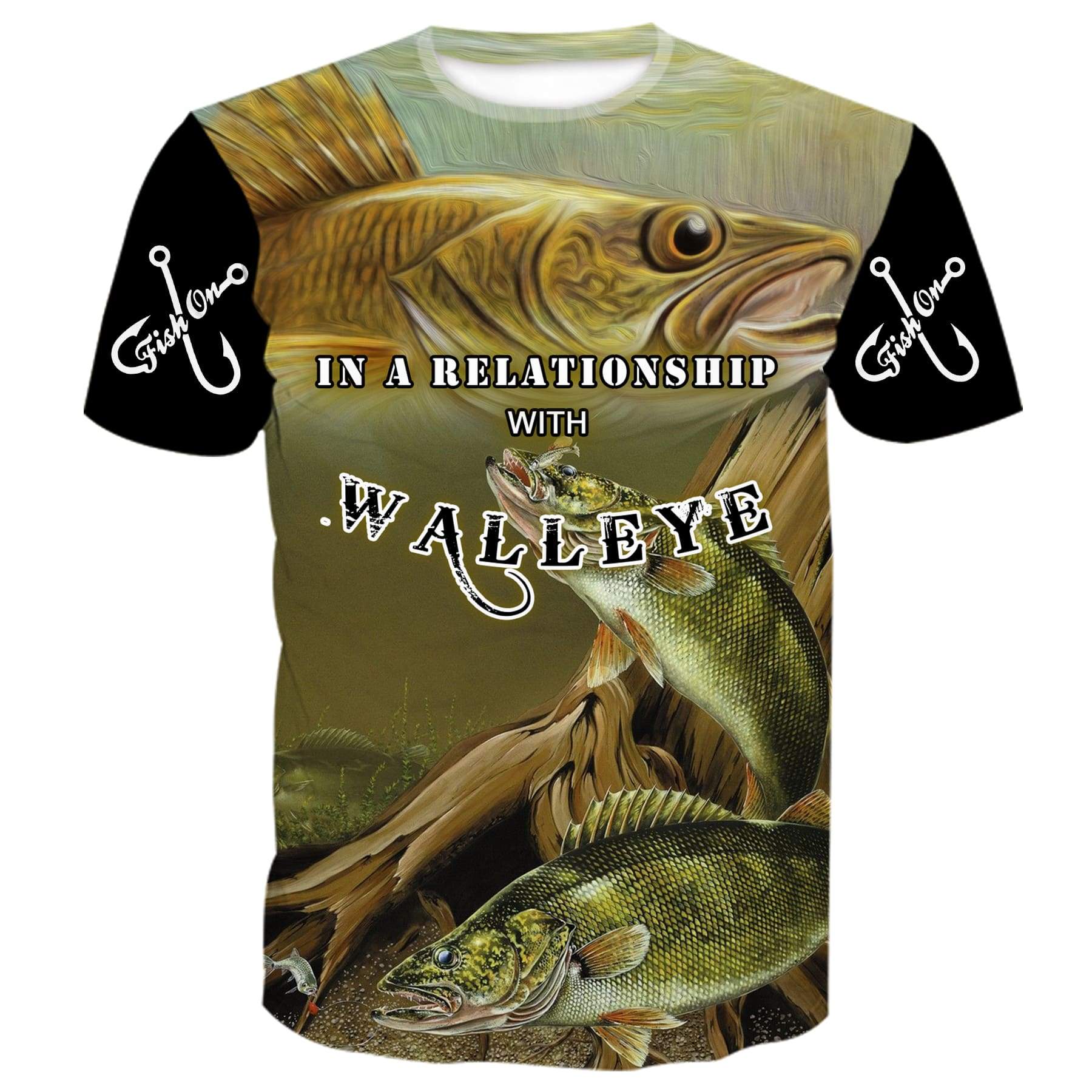 In a relationship with Walleye - Fish on Kid's T-Shirt