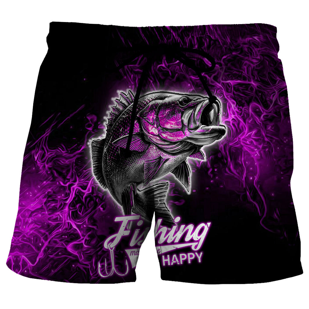 Pink Lightning Bolt - Shorts