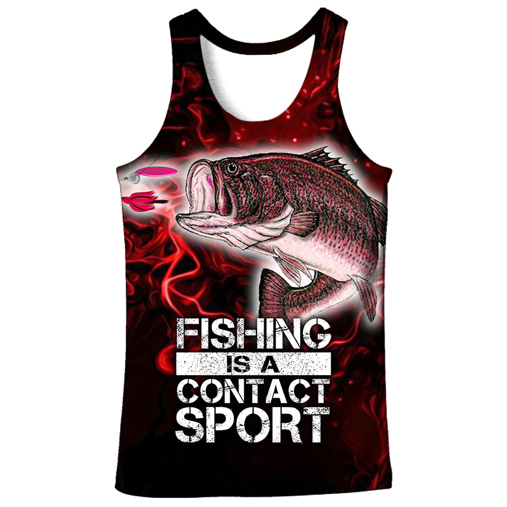 Fishing is a contact sport - Tank Top