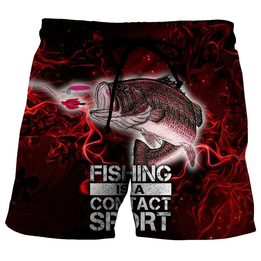 elitefishingoutlet Fishing Is A Contact Sport - Shorts, 3XL / Shorts