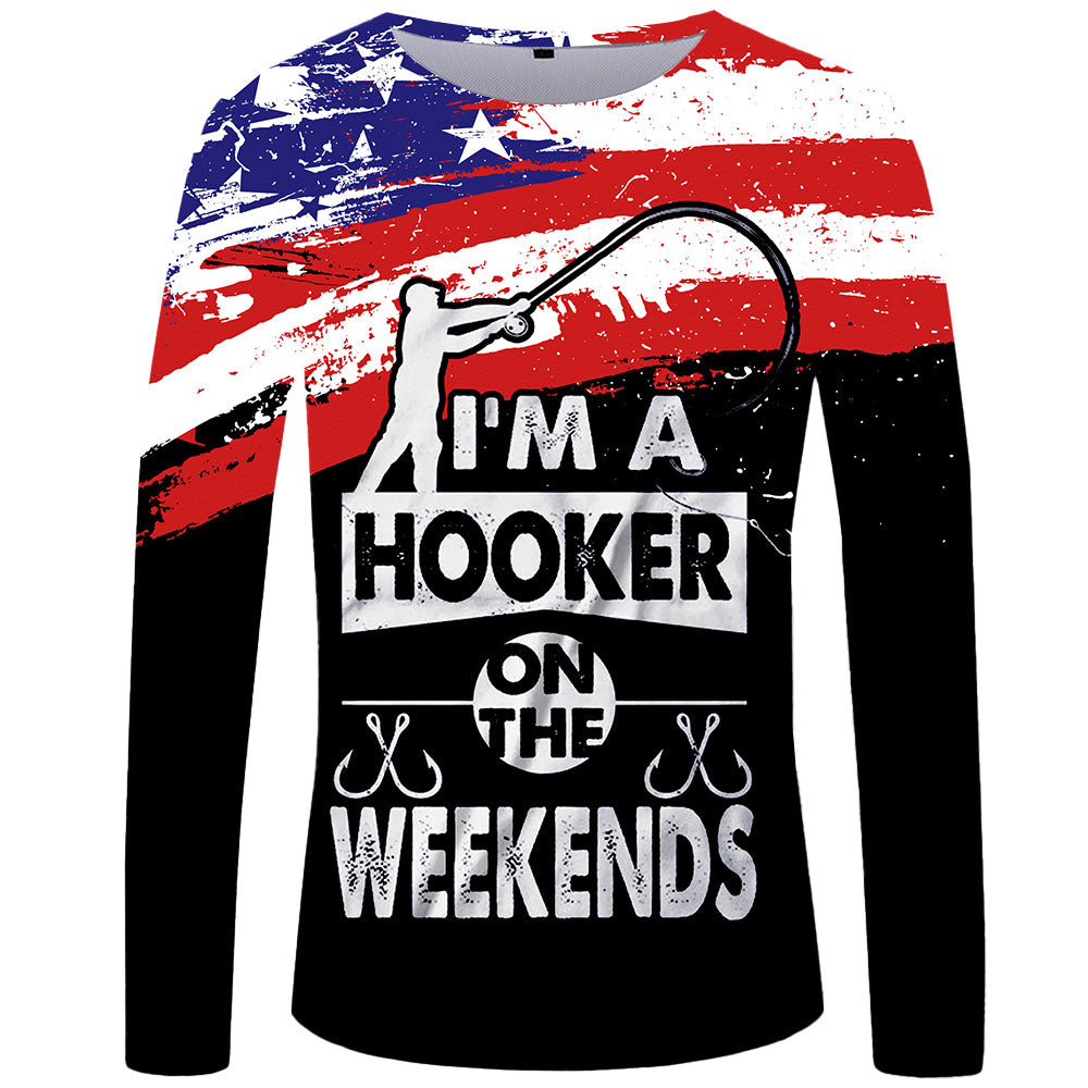 Hooker on the Weekends - UPF 50+ Long Sleeve Shirt