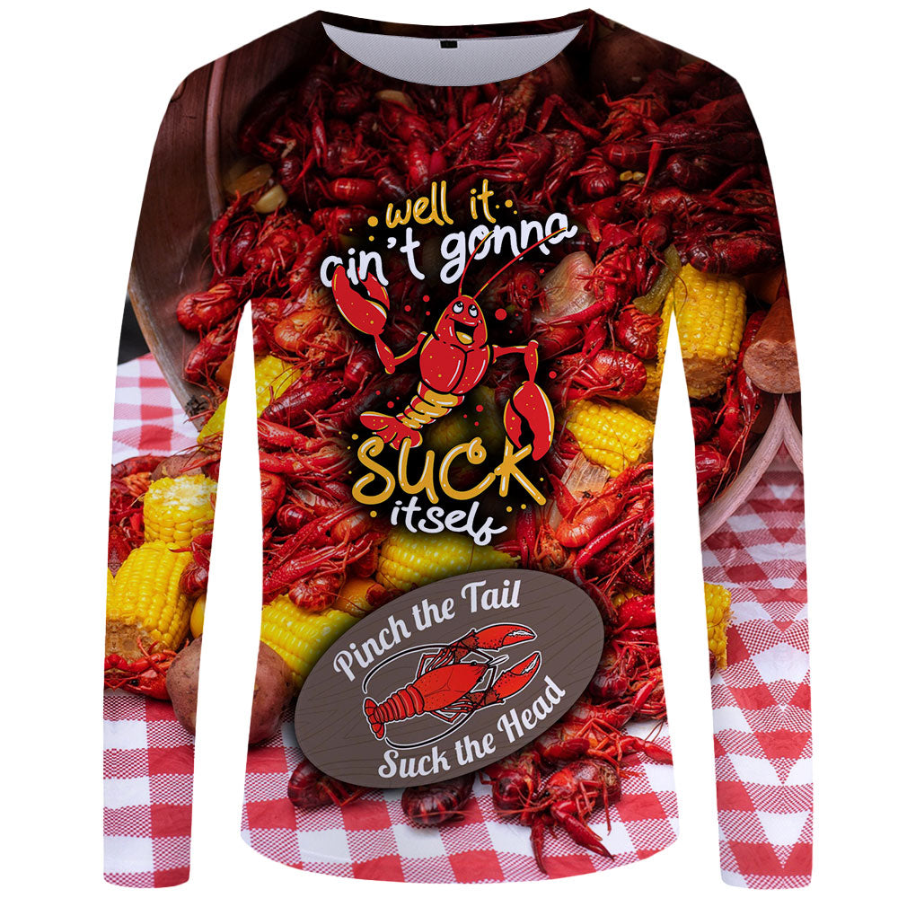  Pinch Dat Tail Suck Dat Head Tshirt Funny Crawfish Boil :  Clothing, Shoes & Jewelry