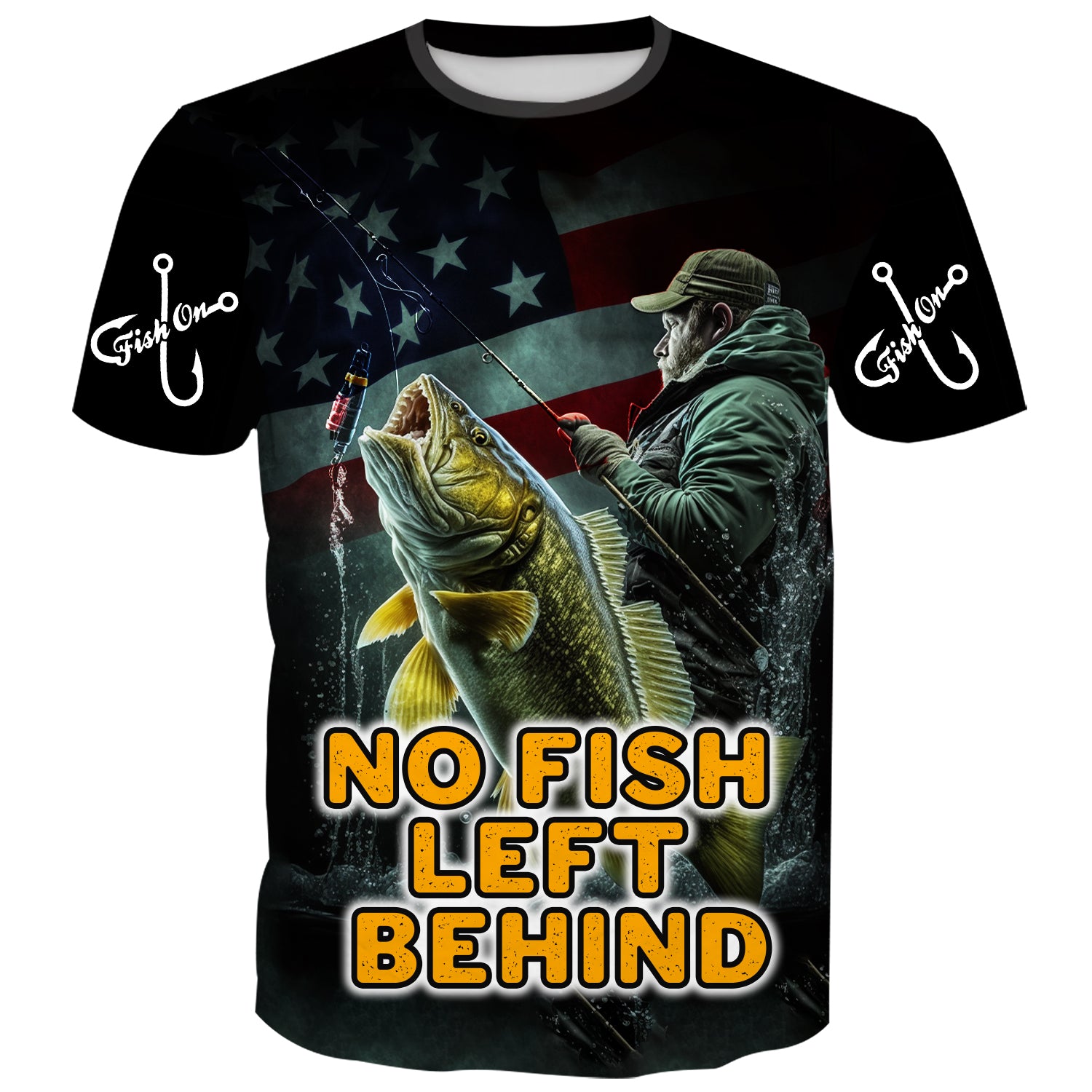 No Fish Left Behind - T-Shirt - elitefishingoutlet