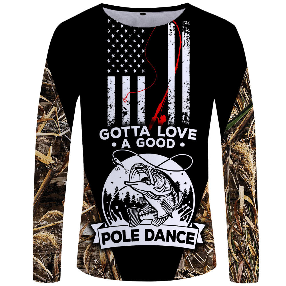 Gotta love a good pole dance - UPF 50+ Long Sleeve Shirt
