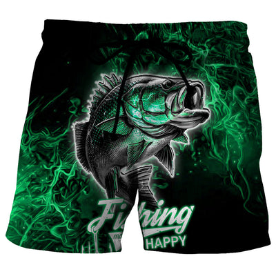 Green Lightning Bolt - Shorts - elitefishingoutlet